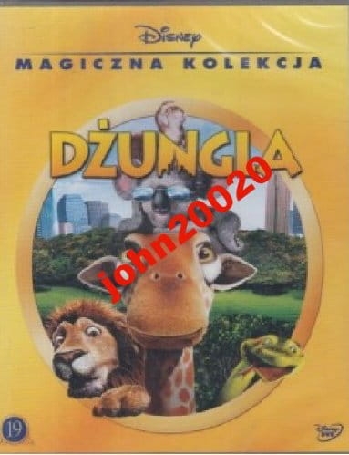 DŻUNGLA..MAGICZNA KOLEKCJA 19,DVD.FOLIA
