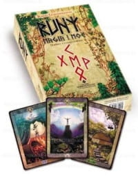 RUNY MAGIA I MOC KSIĄŻKA + KARTY R. LICHODZIEJSKI 