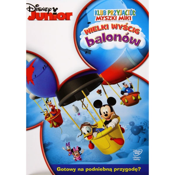 KLUB PRZYJACIÓŁ MYSZKI MIKI DVD WIELKI WYŚCIG BALONÓW