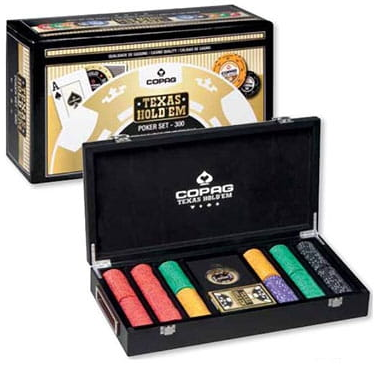TEXAS HOLD EM ZESTAW DO POKERA 300 ŻETONÓW 