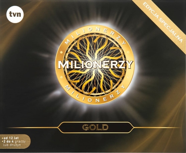 GRA PLANSZOWA MILIONERZY EDYCJA GOLD