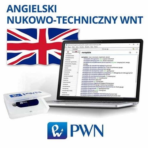 WIELKI SŁOWNIK ANGIELSKO-POLSKI NAUKOWO-TECHNICZNY WNT PENDRIVE