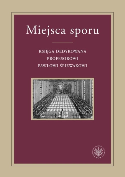 MIEJSCA SPORU KSIĘGA DEDYKOWANA PROF ŚPIEWAKOWI