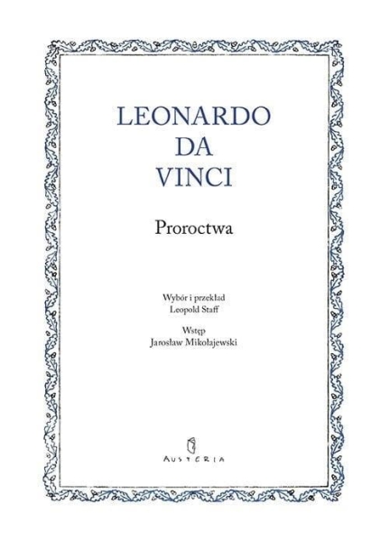 PROROCTWA LEONARDI DA VINCI KATAKLIZMY HORRORY