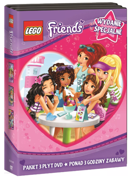 LEGO FRIENDS CZĘŚCI 1-3 ODC 1-9 DVD