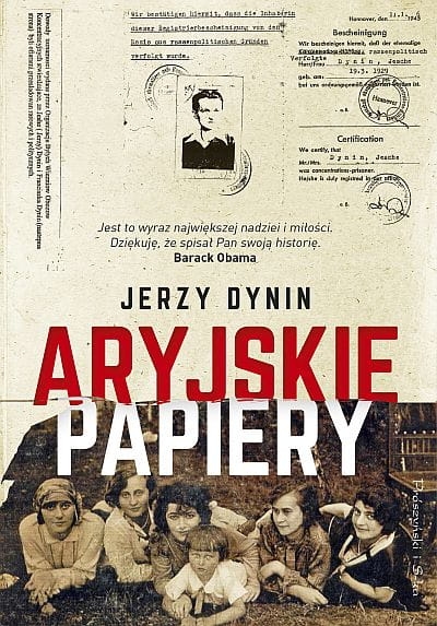 ARYJSKIE PAPIERY JERZY DYNIN PAMIĘTNIK