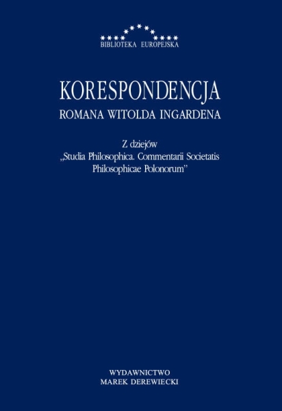 KORESPONDENCJA ROMANA WITOLDA INGARDENA POWOŁANIE