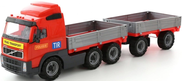 POLESIE POLAND SAMOCHÓD Z BURTAMI I PRZYCZEPĄ VOLVO