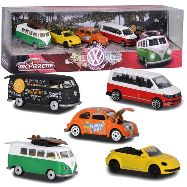 MAJORETTE ZESTAW SAMOCHODÓW VOLKSWAGEN