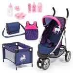 BAYER WOZEK DLA LALKI JOGGER SPORT MEGA SET 