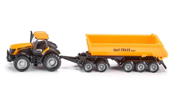 TRAKTOR Z WÓZKIEM I WYWROTKĄ KABINA ZABAWKA