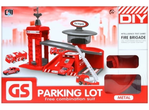 PARKING Z AKCESORIAMI STRAŻ POŻARNA MEGA CREATIVE