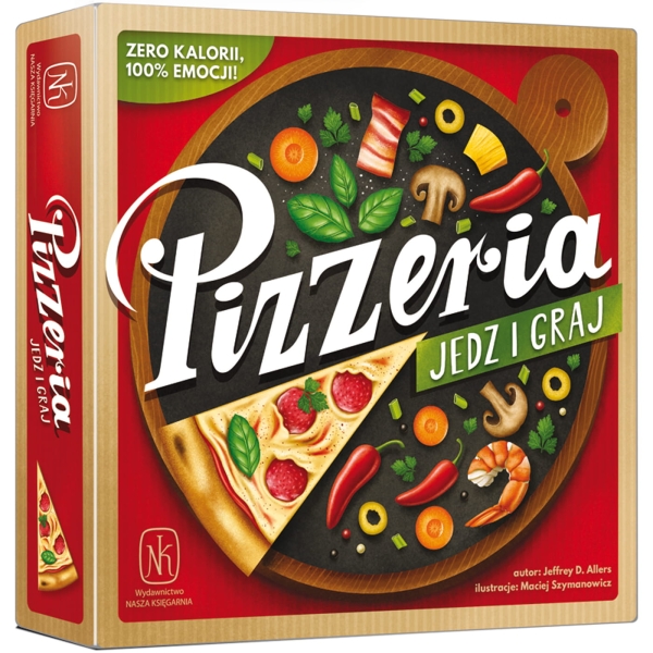 GRA PLANSZOWA PIZZERIA ZRĘCZNOŚCIOWA FAMILIJNA
