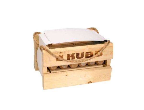 GRA PLANSZOWA KUBB IN WOODEN BOX KRĘGLE