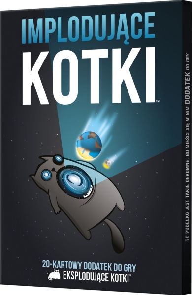 IMPLODUJACE KOTKI KARTY WYBUCHY ZARTY GRA TOWARZYSKA