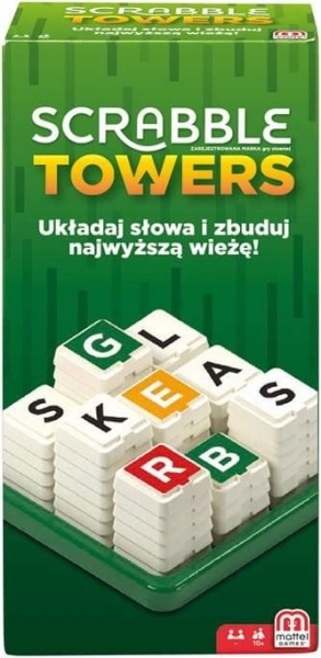 SCRABBLE TOWERS PAMIECIOWA GRA TOWARZYSKA