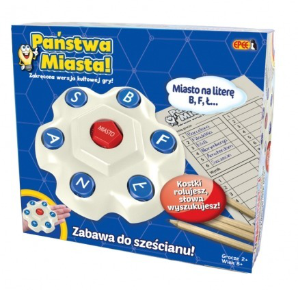 PANSTWA MIASTA WERSJA KOSTKOWA GRA EDUKACYJNA 