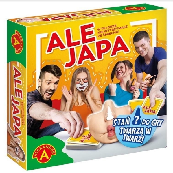 ALE JAPA MASKI GRA TOWARZYSKA IMPREZOWA