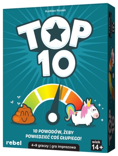GRA KARCIANA TOP 10 REBEL ZABAWA KREATYWNOSC 