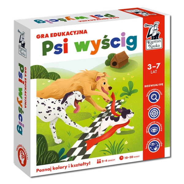 KAPITAN NAUKA PSI WYŚCIG GRA EDUKACYJNA