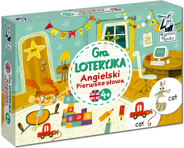 ANGIELSKI PIERWSZE SŁOWA GRA LOTERYJKA EDUKACYJNA