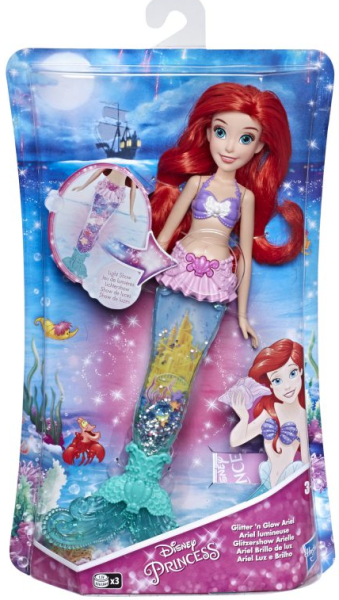 DISNEY PRINCESS ARIEL WODNA MAGIA SWIATLA