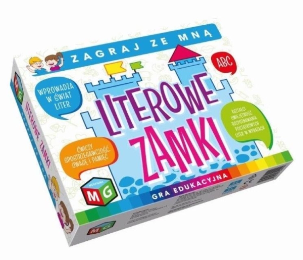GRA EDUKACYJNA LITEROWE ZAMKI ROZRYWKA NAUKA