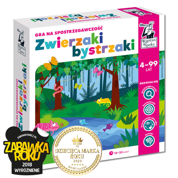 KAPITAN NAUKA ZWIERZAKI BYSTRZAKI SPOSTRZEGAWCZOSC