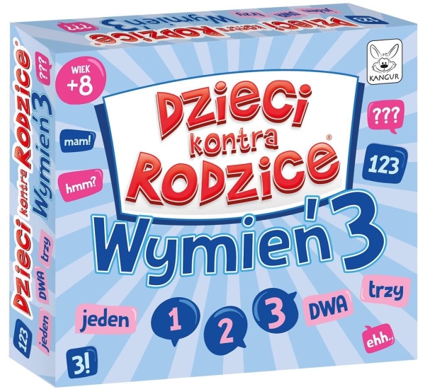 GRA EDUKACYJNA DZIECI KONTRA RODZICE WYMIEN 3 
