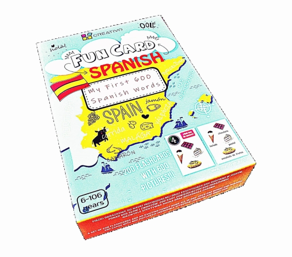 FUN CARD XXL MY FIRST 600 SPANISH WORDS