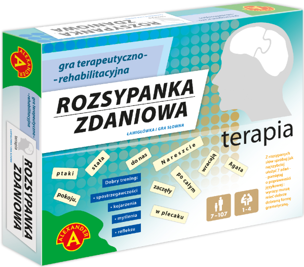 TERAPIA ROZSYPANKA ZDANIOWA GRA EDUKACYJNA 