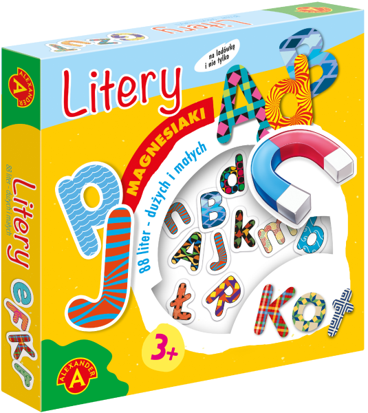 GRA EDUKACYJNA MAGNESIAKI LITERY OBRAZKI UKLADANIE