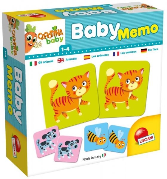CAROTINA BABY MEMO ZWIERZETA 80045 LISCIANI