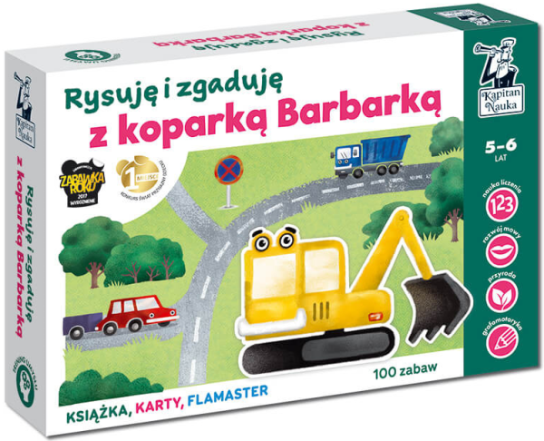 KAPITAN NAUKA RYSUJE I ZGADUJE Z KOPARKA BARBARKA