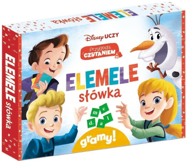 GRA EDUKACYJNA DLA DZIECI DISNEY UCZY ELMELE SLOWKA