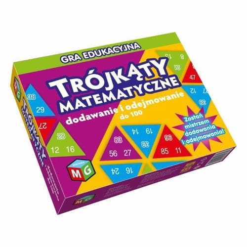 TROJKATY MATEMATYCZNE DODAWANIE I ODEJMOWANIE DO 100