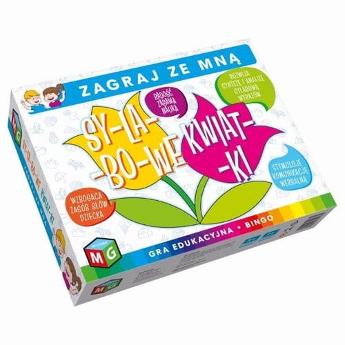 ZAGRAJ ZE MNA SYLABOWE KWIATKI GRA EDUKACYJNA 
