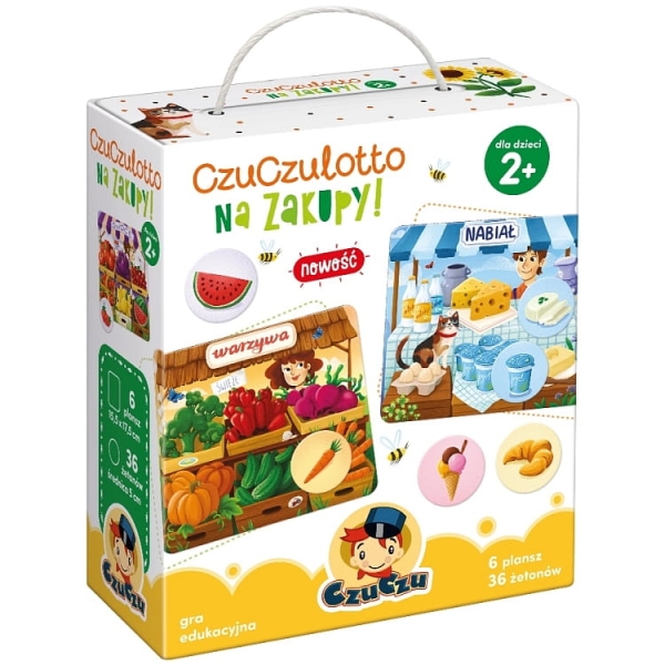 CZUCZU CZUCZULOTTO NA ZAKUPY GRA EDUKACYJNA 