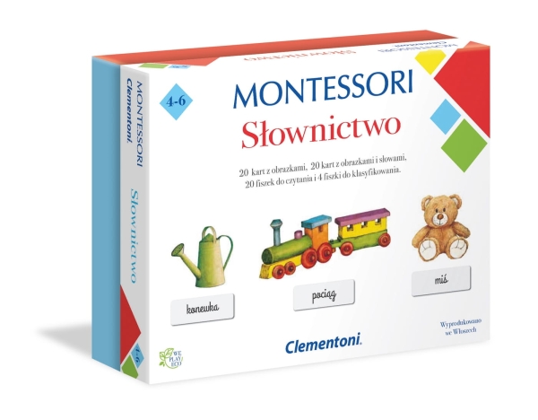 GRA EDUKACYJNA MONTESSORI SLOWNICTWO