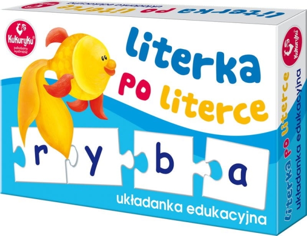 GRA EDUKACIJNA UKŁADANKA LITERKA PO LITERCE 