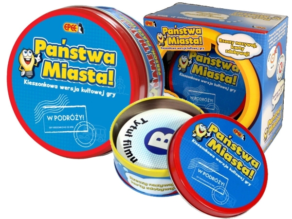 KOMPAKTOWA GRA PLANSZOWA PAŃSTWA MIASTA