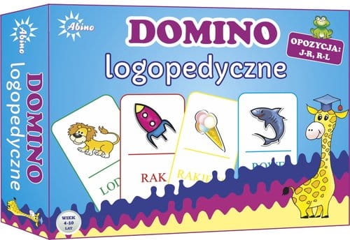 GRA PLANSZOWA DOMINO LOGOPEDYCZNE MIX