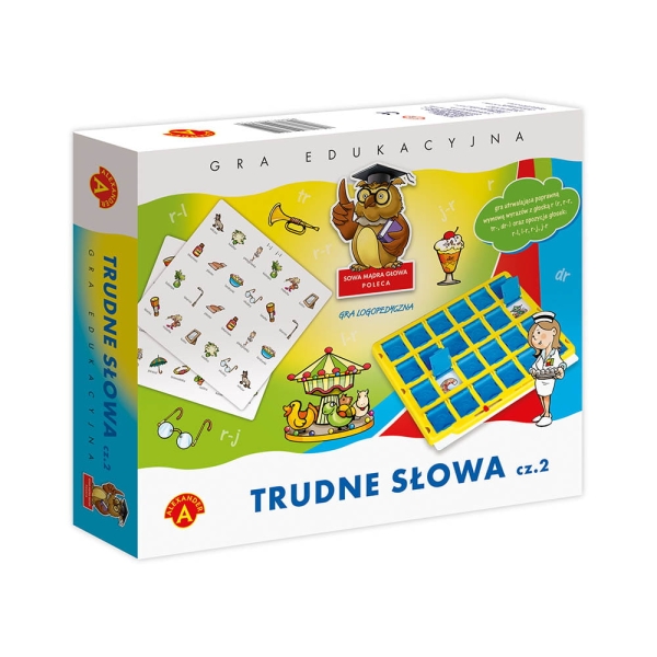 GRA EDUKACYJNAPLANSZOWA TRUDNE SŁOWA CZĘŚĆ 2
