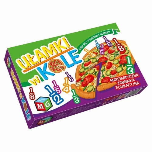 MATEMATYCZNA GRA EDUKKACIJNA UŁAMKI W KOLE
