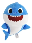 ŚPIEWAJĄCA MASKOTKA PACYNKA DADDY SHARK NIEBIESKA