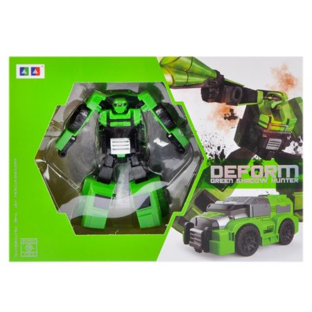 ROBOT METALOWY 2 W 1 GREEN SHADOW HUNTER