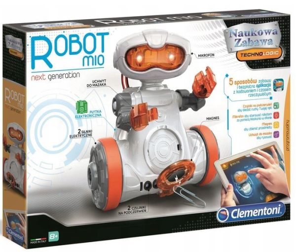 NAUKOWA ZABAWA ROBOT MIO NOWA GENERACJA ZABAWKA