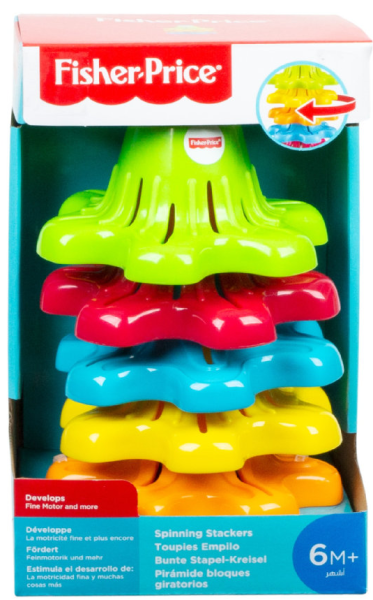 FISHER PRICE FYL38 WIRUJĄCA WIEŻA DO UKŁADANIA