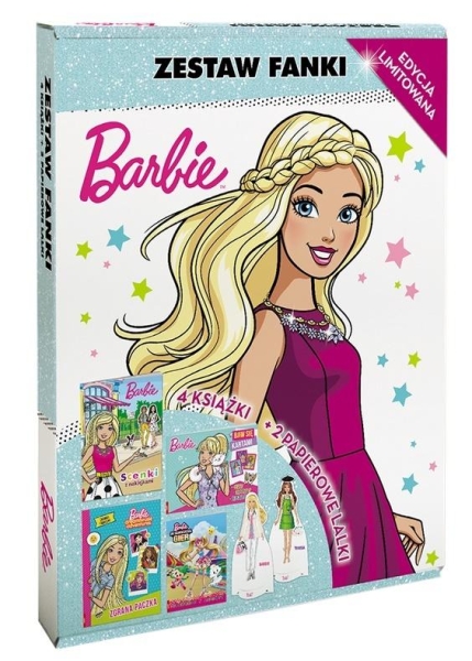 ZESTAW FANKI BARBIE LALECZKI KSIĄŻKI DZIEWCZYNKA