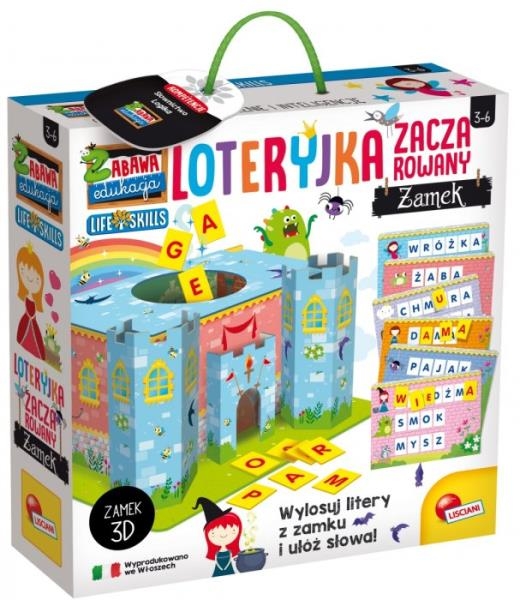 ZABAWA I EDUKACJA ZACZAROWANY ZAMEK ALFABET NAUKA